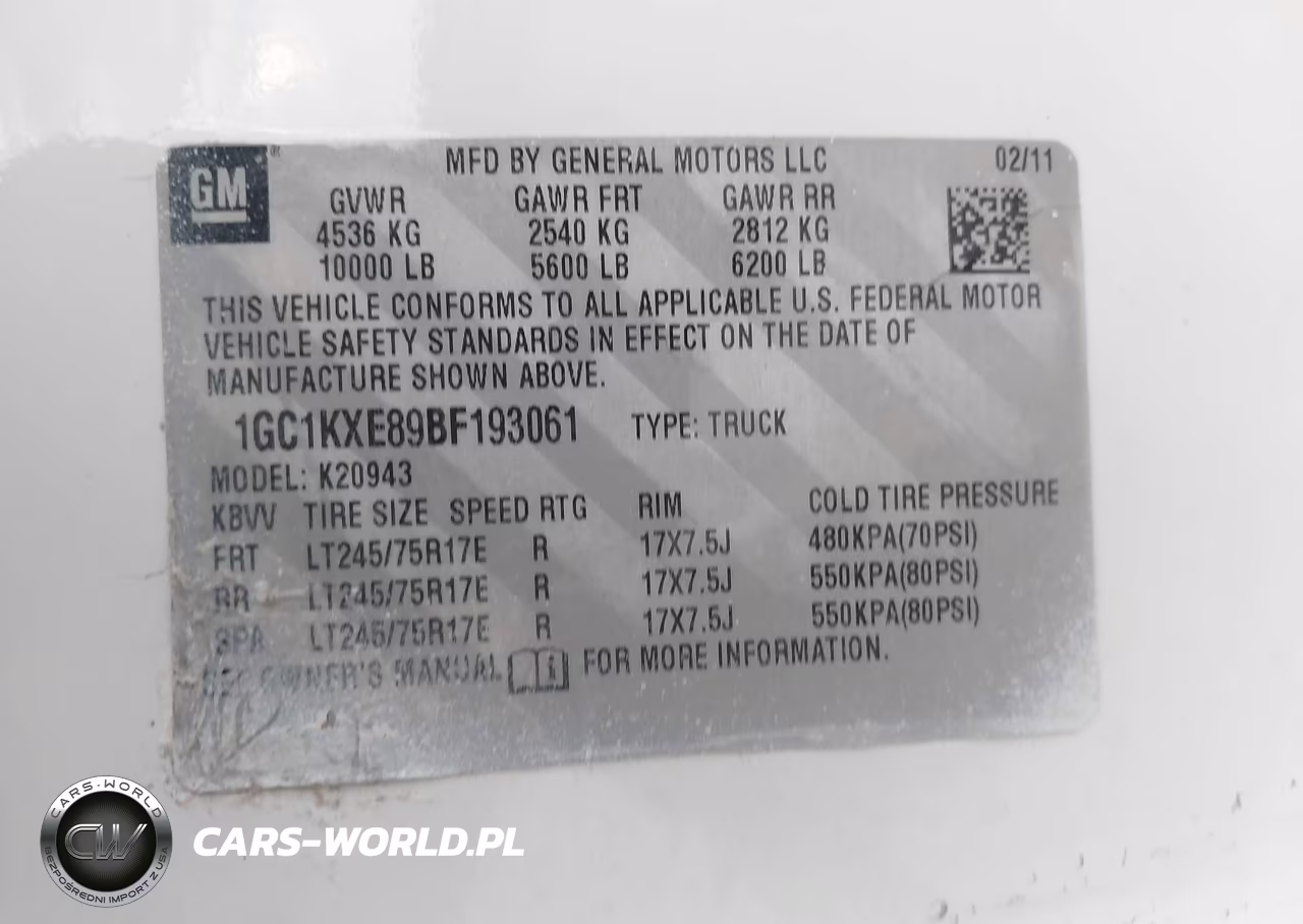 2011 Chevrolet Silverado 2500Hd Lt VIN:1GC1KXE89BF193061 - 7