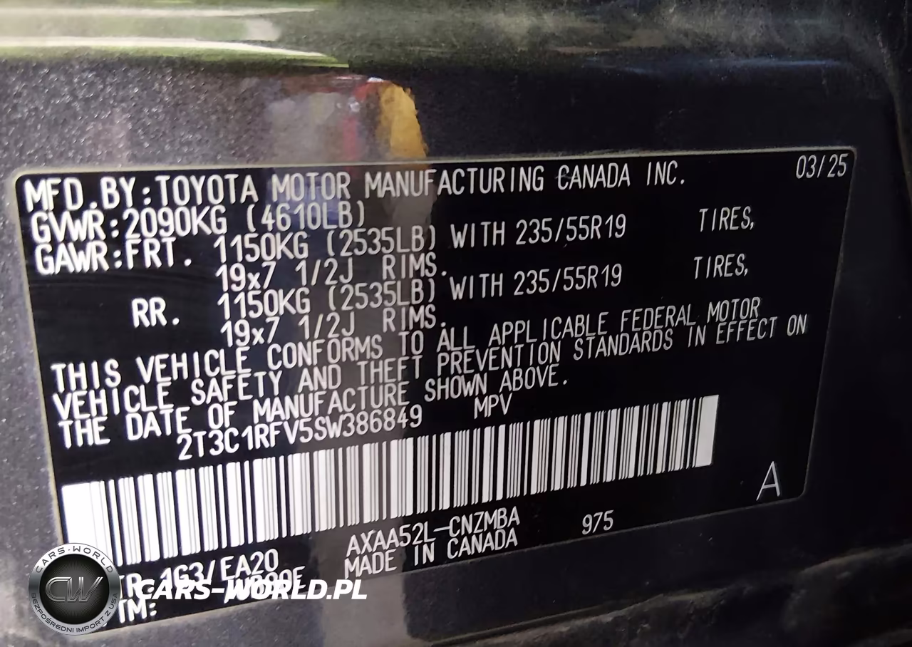 2025 Toyota Rav4 Xle Premium VIN:2T3C1RFV5SW386849 - 9