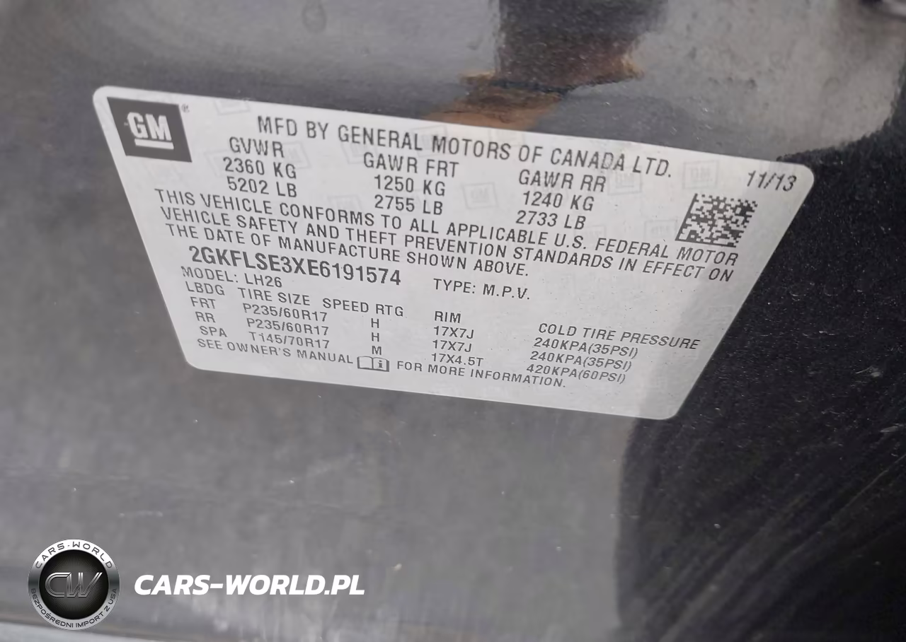 2014 GMC Terrain Slt-1 VIN:2GKFLSE3XE6191574 - 9