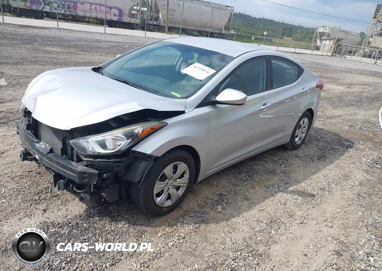 2016 Hyundai Elantra Se VIN:KMHDH4AE0GU490269 - 2