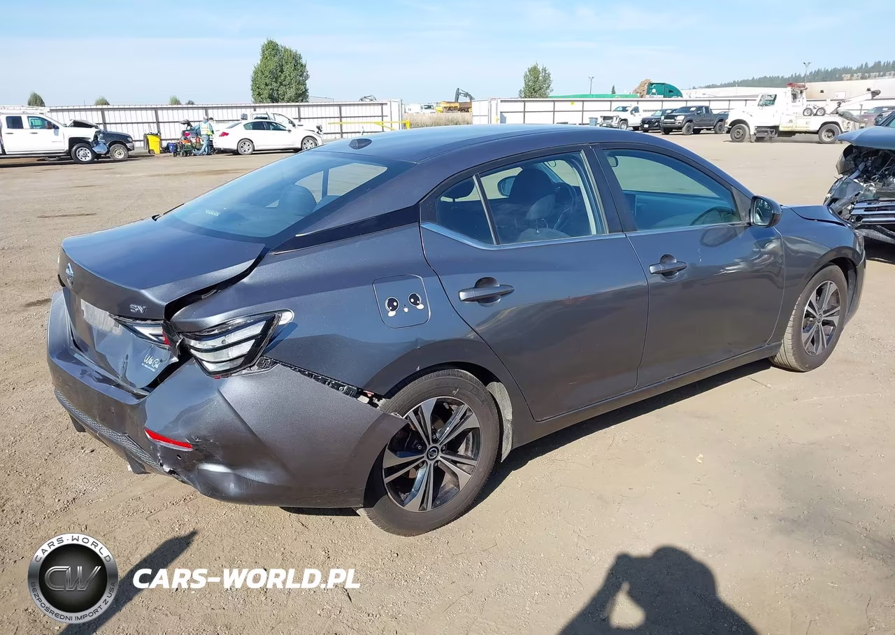 2021 Nissan Sentra Sv Xtronic Cvt VIN:3N1AB8CV9MY252316 - 4