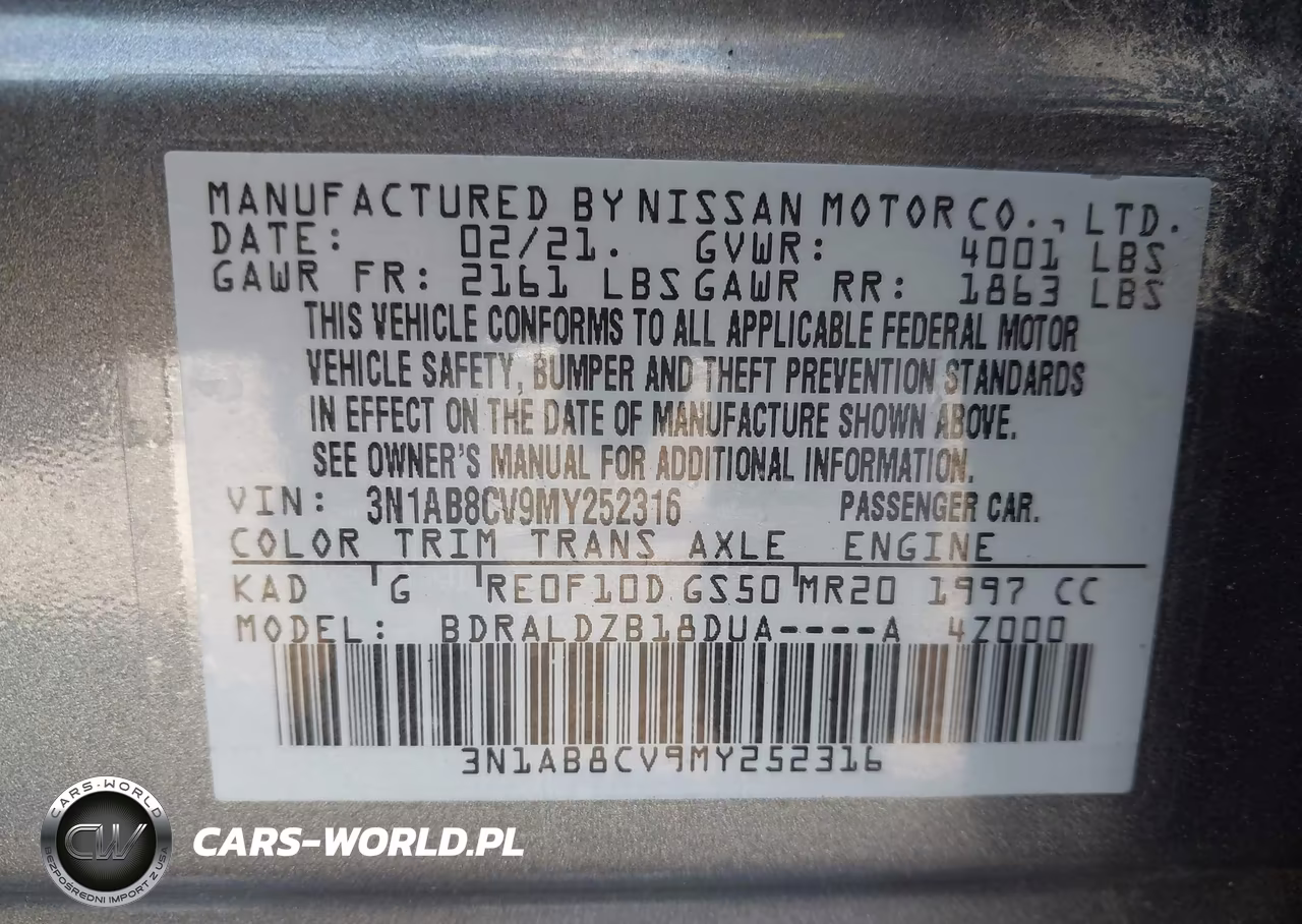 2021 Nissan Sentra Sv Xtronic Cvt VIN:3N1AB8CV9MY252316 - 9