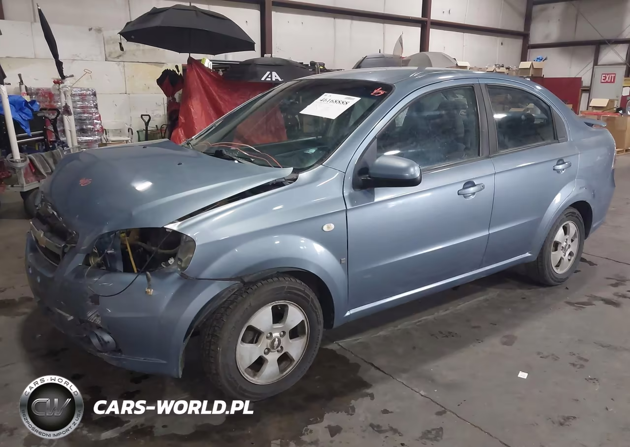 2007 Chevrolet Aveo Ls VIN:KL1TD56637B052240 - 2