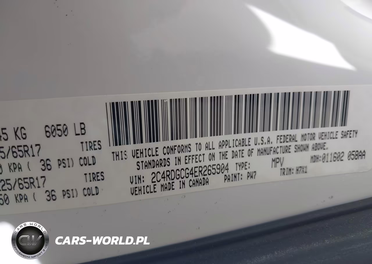 2014 Dodge Grand Caravan Sxt VIN:2C4RDGCG4ER265904 - 9