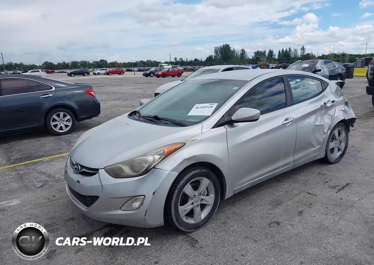 2012 Hyundai Elantra Gls (Ulsan Plant) VIN:KMHDH4AE8CU367507 - 2