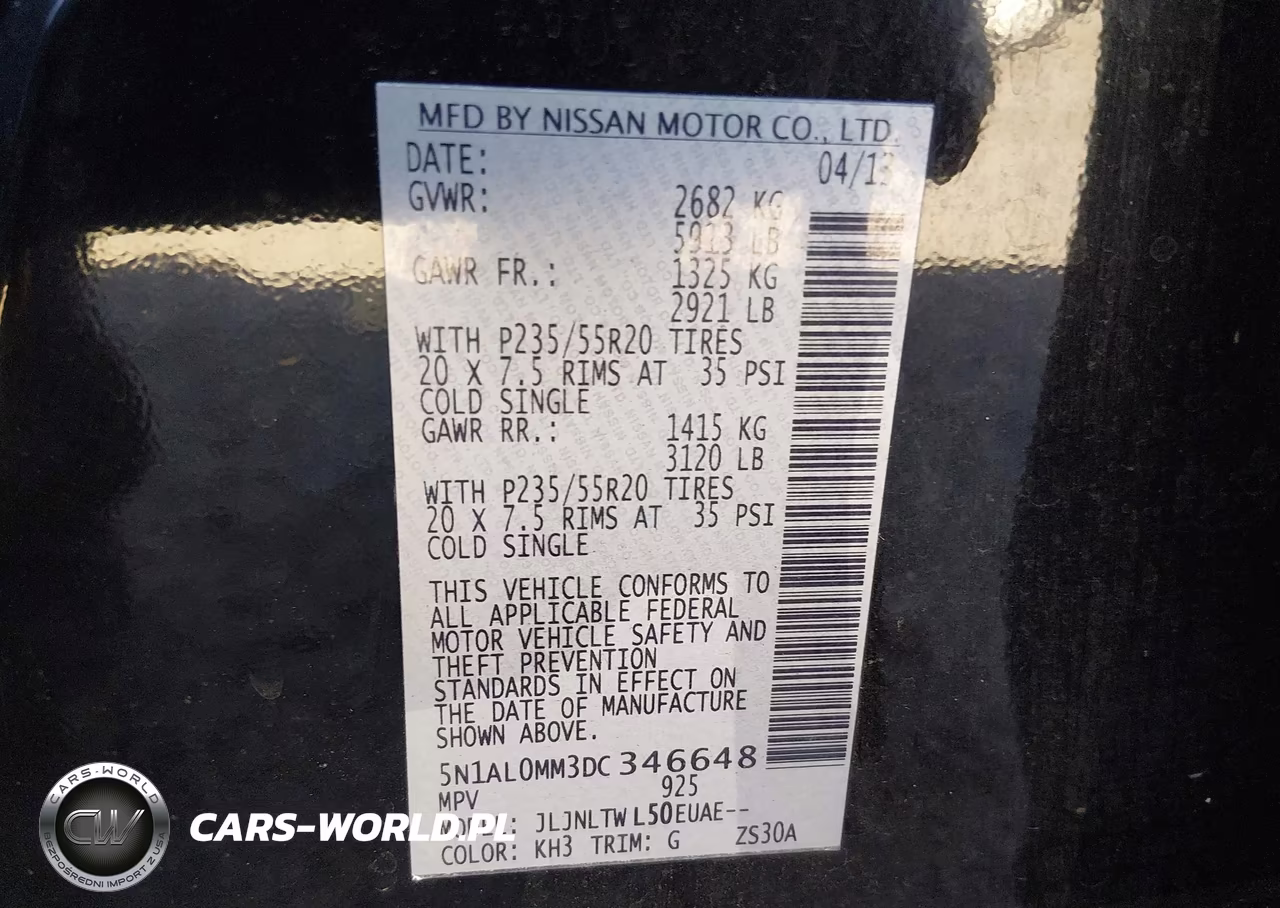 2013 Infiniti Jx35 VIN:5N1AL0MM3DC346648 - 9