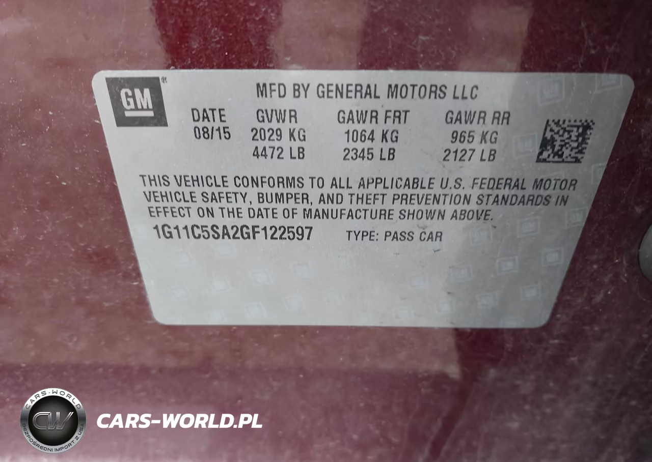2016 Chevrolet Malibu Limited Lt VIN:1G11C5SA2GF122597 - 9