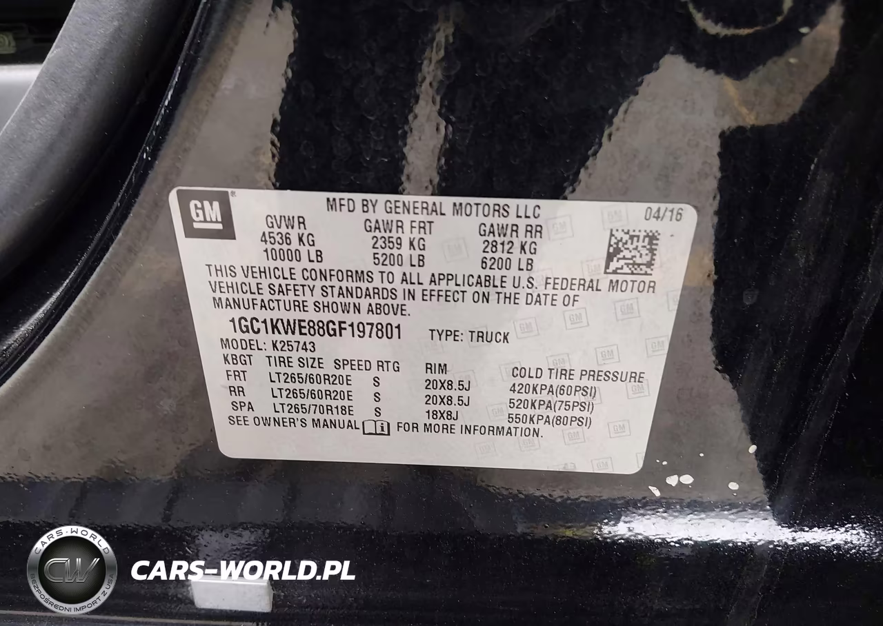 2016 Chevrolet Silverado 2500Hd Ltz VIN:1GC1KWE88GF197801 - 9