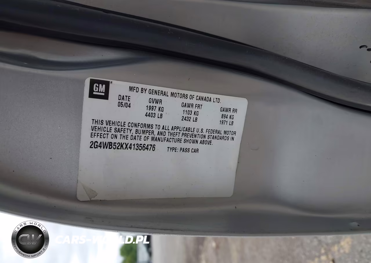 2004 Buick Regal Ls VIN:2G4WB52KX41356476 - 9