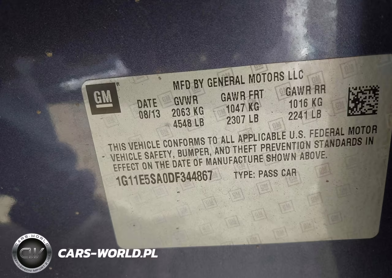 2013 Chevrolet Malibu 2Lt VIN:1G11E5SA0DF344867 - 9