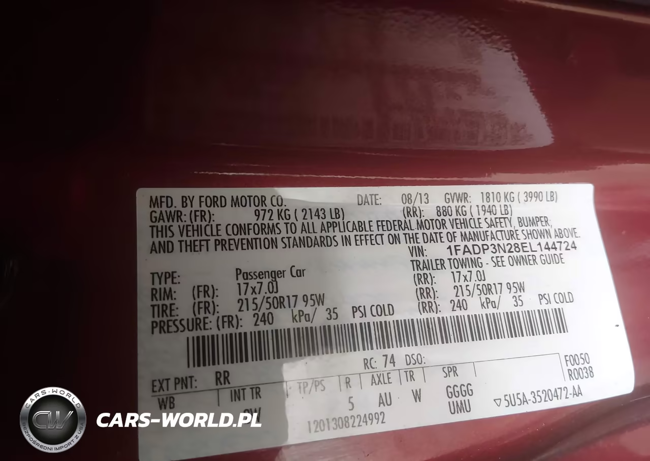 2014 Ford Focus Titanium VIN:1FADP3N28EL144724 - 9