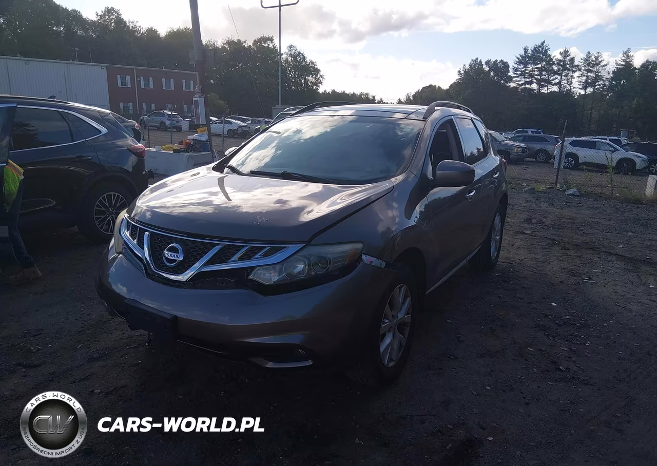 2011 Nissan Murano Sl VIN:JN8AZ1MW8BW161098 - 2