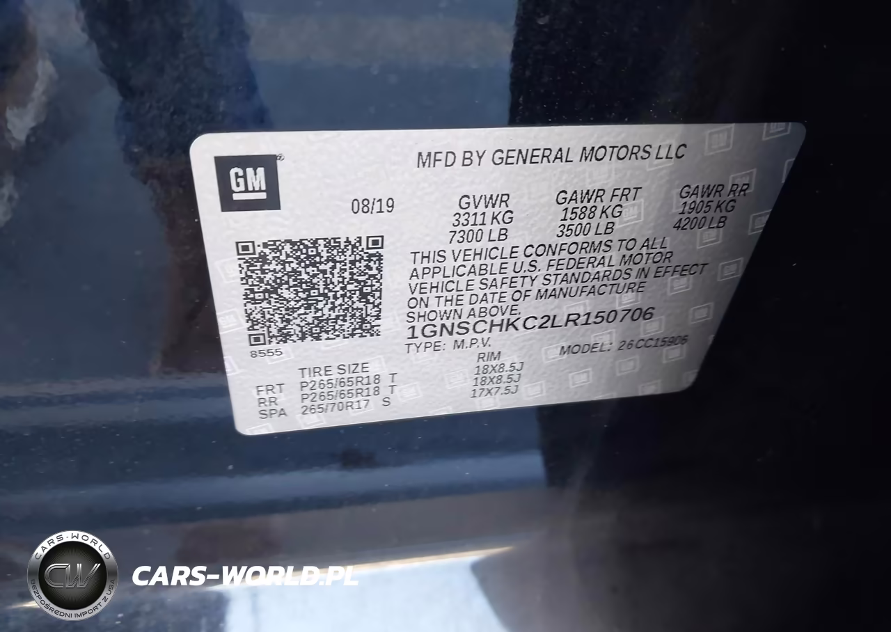 2020 Chevrolet Suburban 2Wd Lt VIN:1GNSCHKC2LR150706 - 9