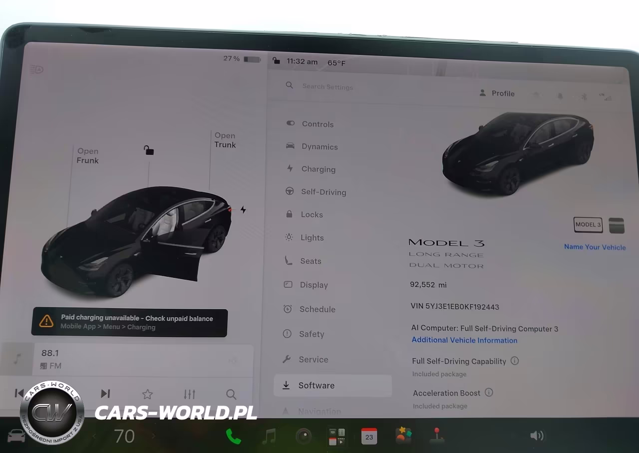 2019 Tesla Model 3 Long Range-Performance VIN:5YJ3E1EB0KF192443 - 18