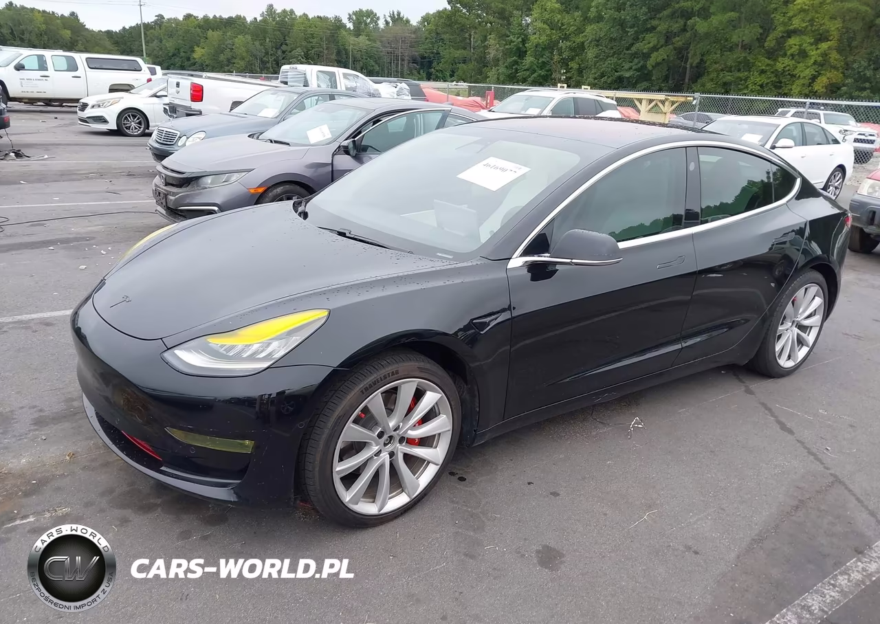 2019 Tesla Model 3 Long Range-Performance VIN:5YJ3E1EB0KF192443 - 2