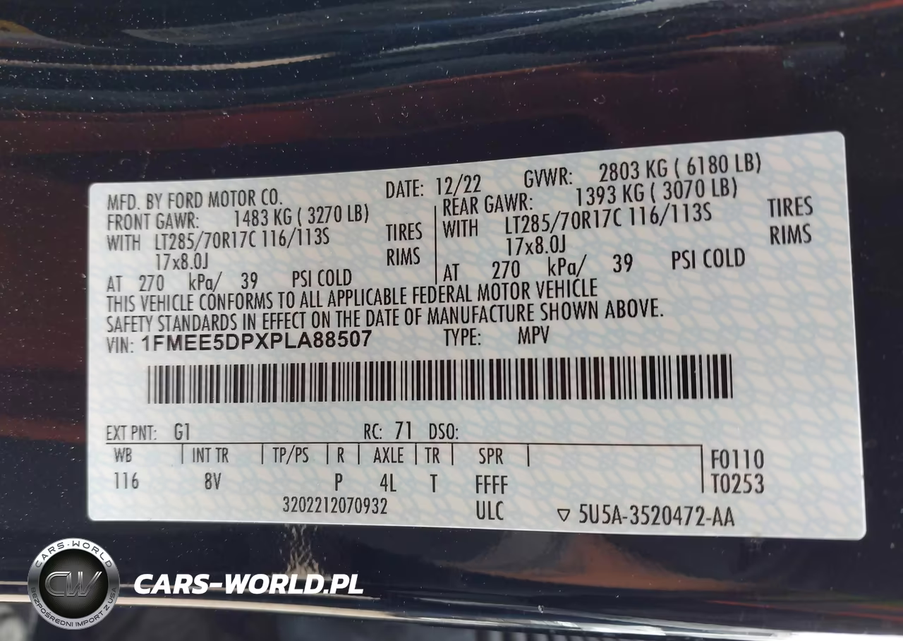 2023 Ford Bronco Badlands VIN:1FMEE5DPXPLA88507 - 9
