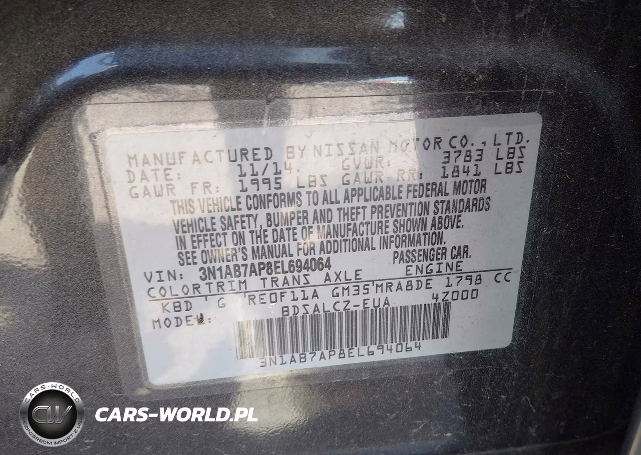 2014 Nissan Sentra S VIN:3N1AB7AP8EL694064 - 9