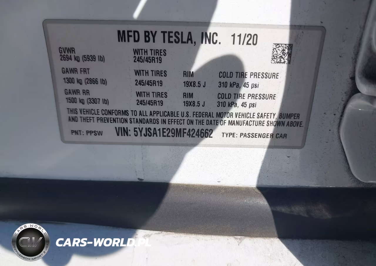 2021 Tesla Model S Long Range Dual Motor All-Wheel Drive-Long Range Plus Dual Motor All-Wheel Drive VIN:5YJSA1E29MF424662 - 9