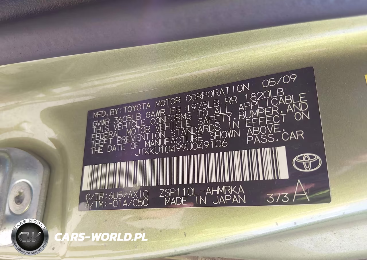 2009 Scion Xd VIN:JTKKU10499J049106 - 9