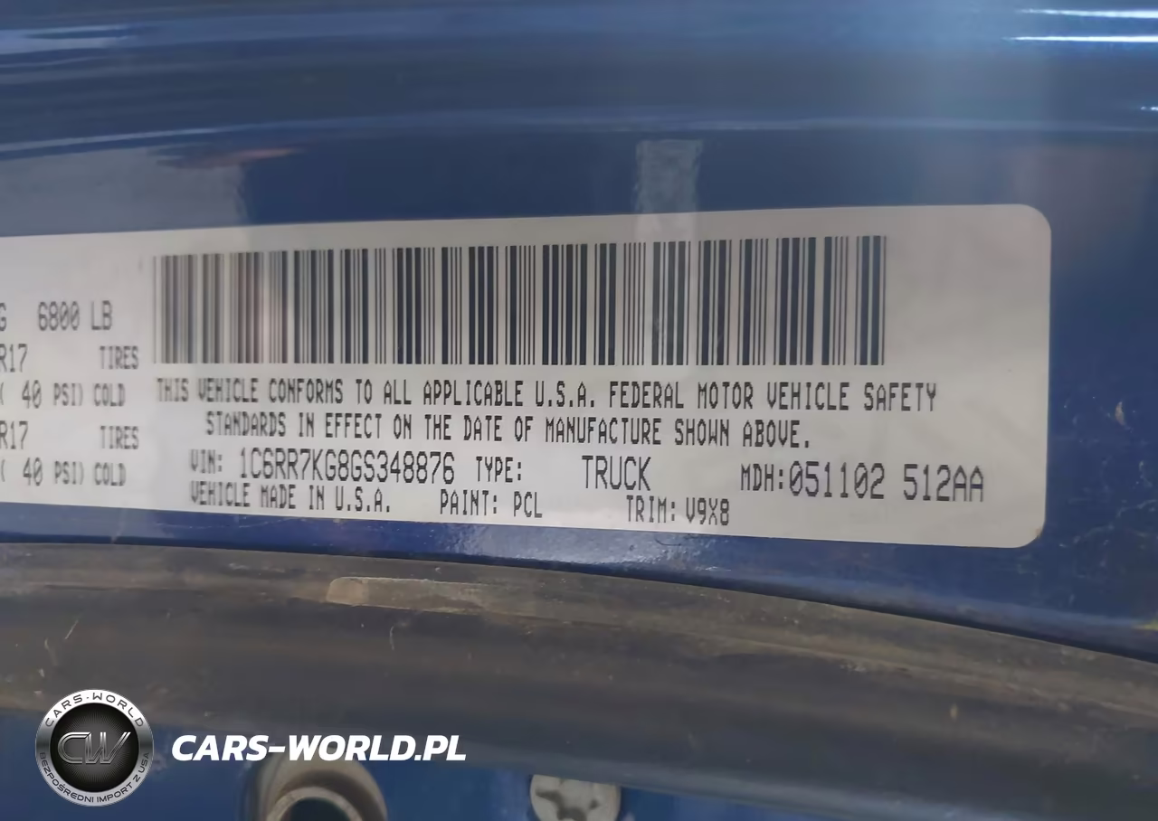 2016 Ram 1500 Tradesman VIN:1C6RR7KG8GS348876 - 9