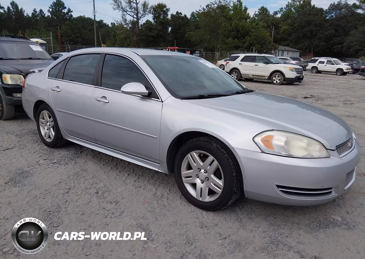 2012 Chevrolet Impala Lt VIN:2G1WG5E33C1141538 - 1