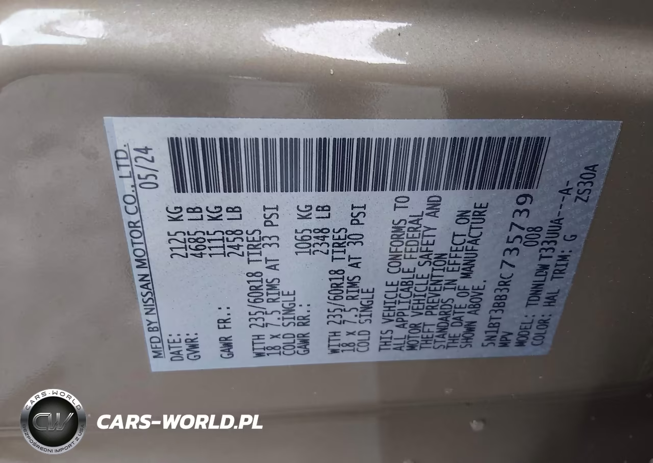 2024 Nissan Rogue Sv Intelligent Awd VIN:5N1BT3BB3RC735739 - 9