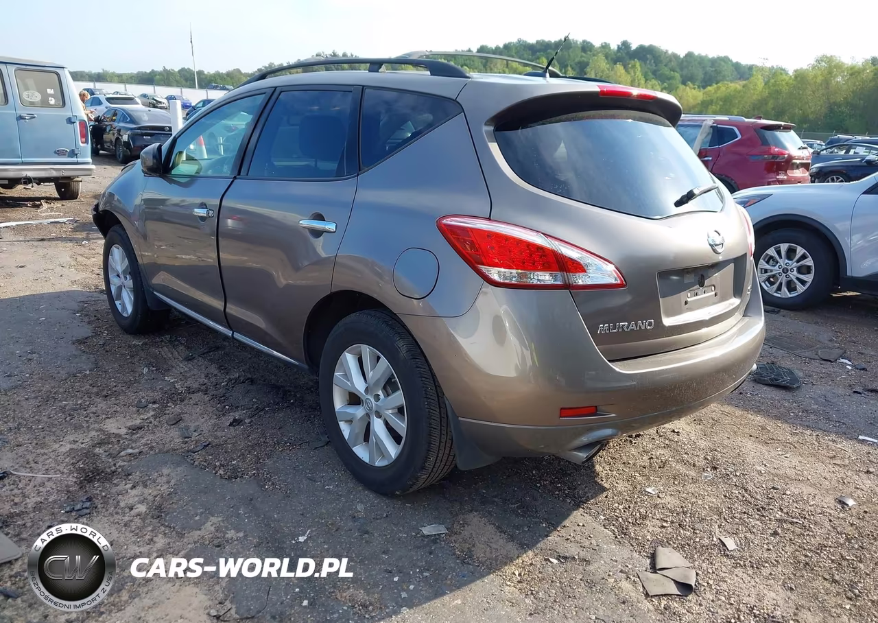 2012 Nissan Murano Sl VIN:JN8AZ1MU4CW117700 - 3