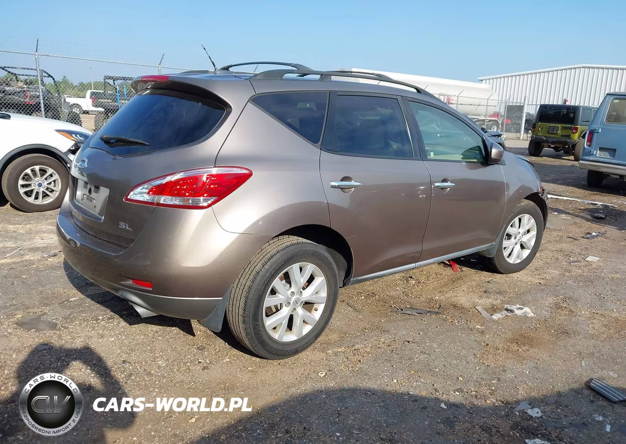 2012 Nissan Murano Sl VIN:JN8AZ1MU4CW117700 - 4