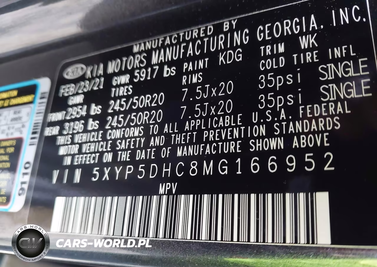 2021 Kia Telluride Sx VIN:5XYP5DHC8MG166952 - 9
