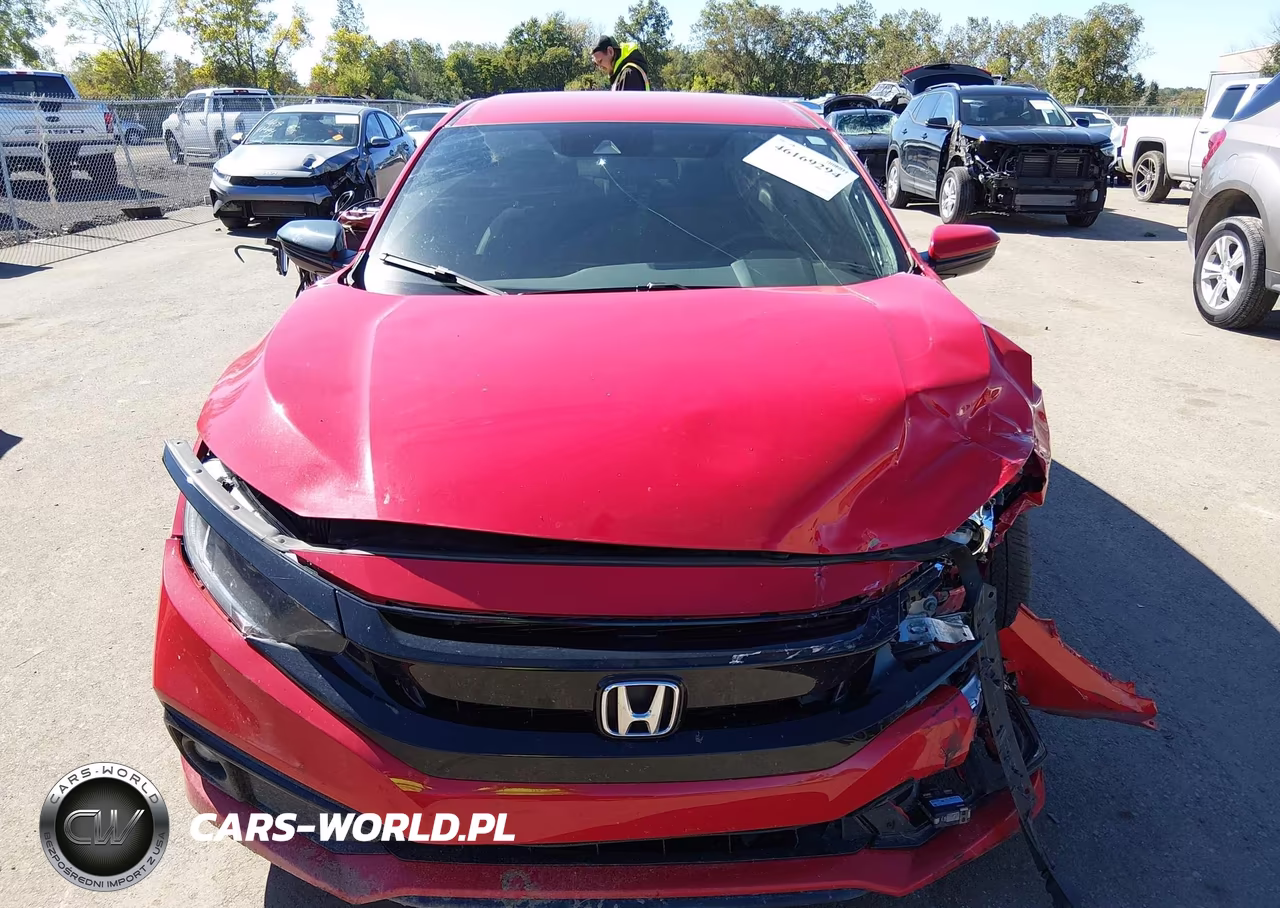 2020 Honda Civic Sport VIN:2HGFC2F86LH591351 - 12