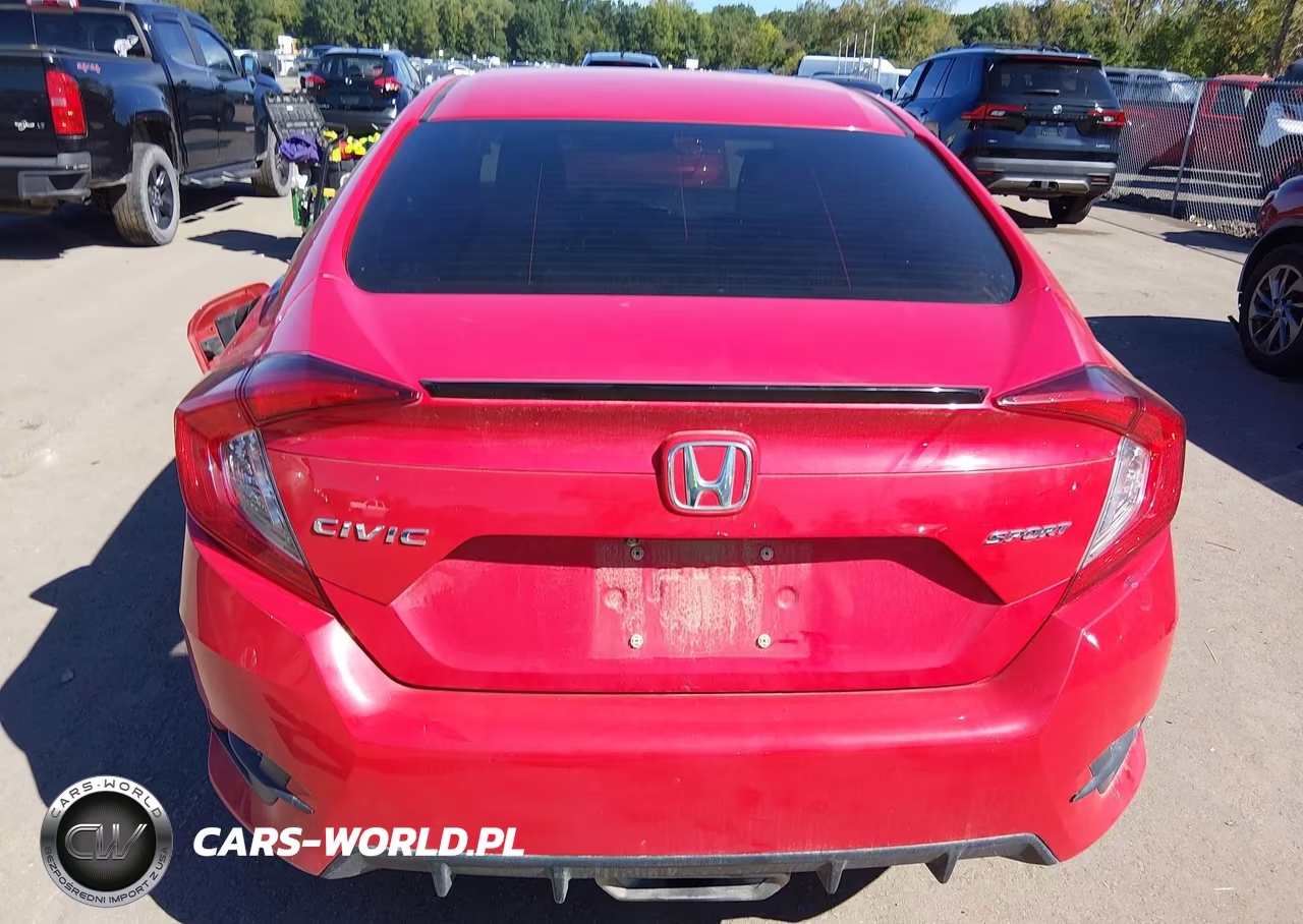 2020 Honda Civic Sport VIN:2HGFC2F86LH591351 - 16