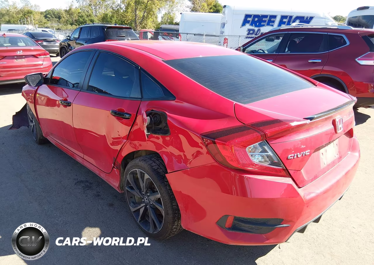 2020 Honda Civic Sport VIN:2HGFC2F86LH591351 - 3