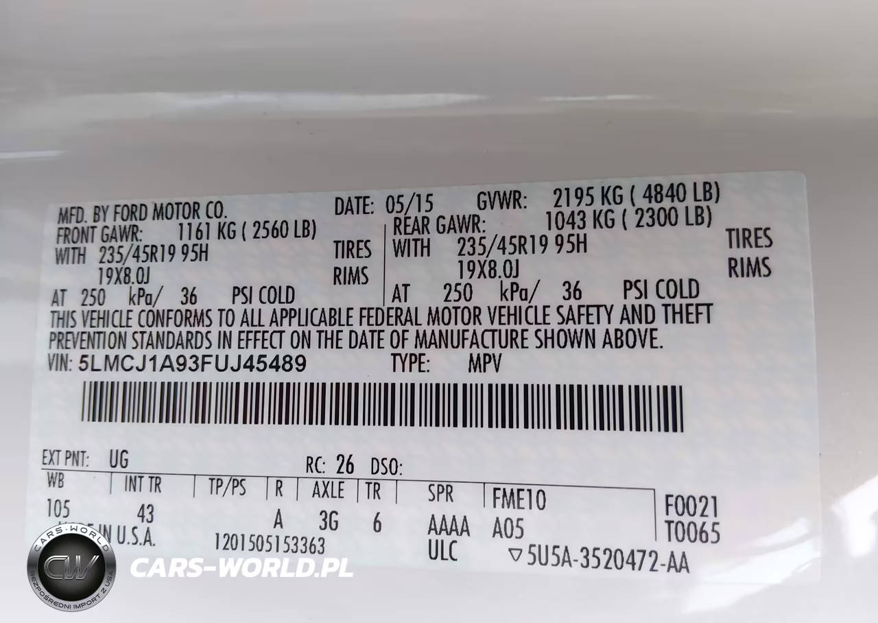 2015 Lincoln Mkc VIN:5LMCJ1A93FUJ45489 - 9