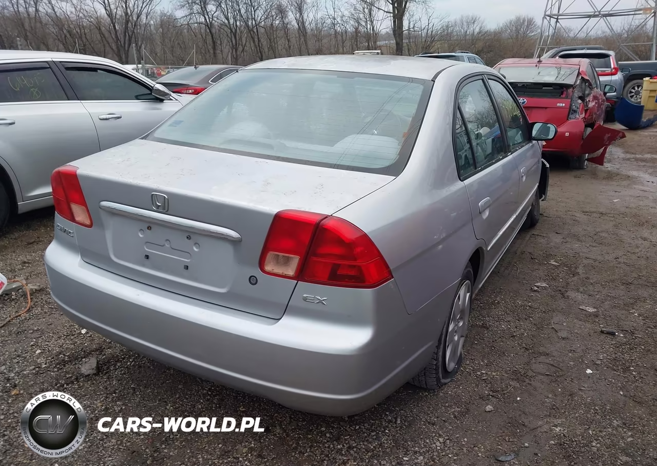 2001 Honda Civic Ex VIN:1HGES25791L077551 - 4