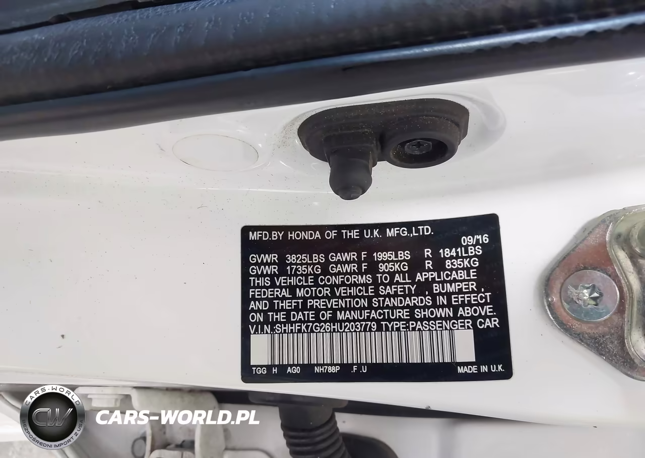 2017 Honda Civic Lx VIN:SHHFK7G26HU203779 - 9