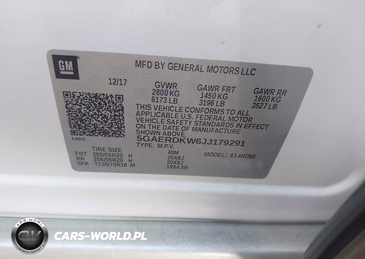2018 Buick Enclave Avenir VIN:5GAERDKW6JJ179291 - 9