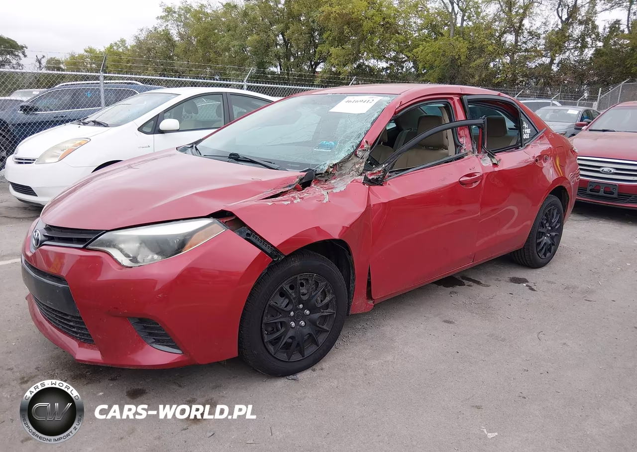 2016 Toyota Corolla Le VIN:2T1BURHE7GC512999 - 2