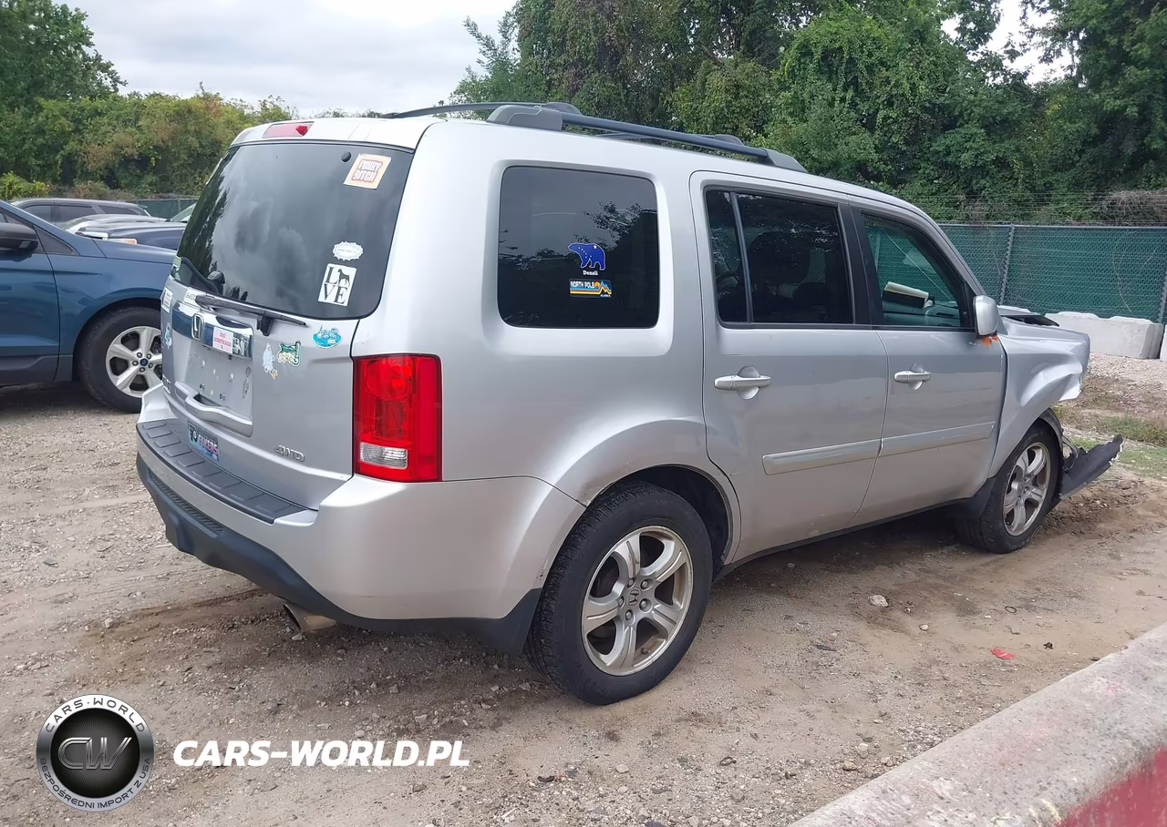2014 Honda Pilot Ex-L VIN:5FNYF4H57EB045227 - 4