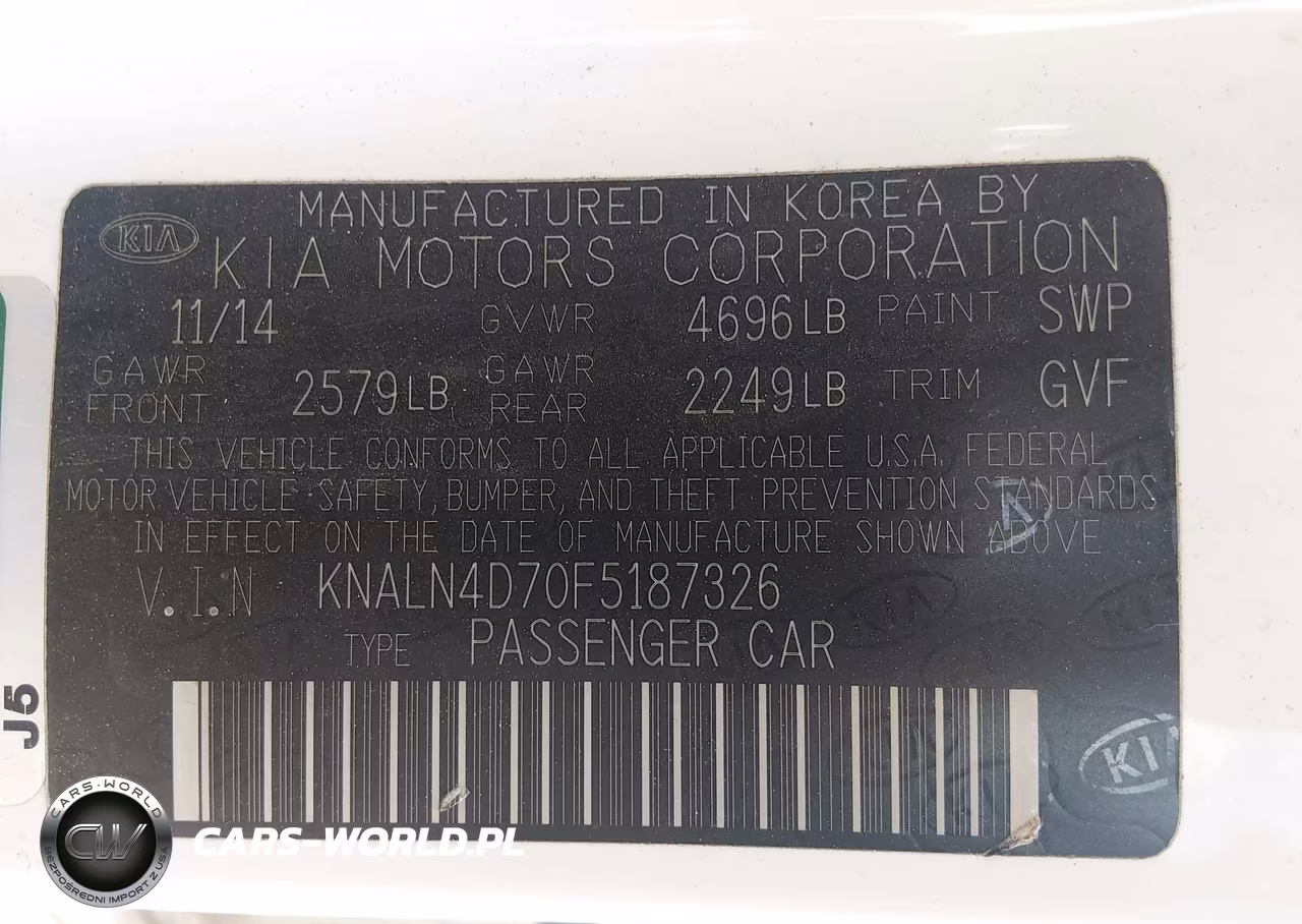 2015 Kia Cadenza Premium VIN:KNALN4D70F5187326 - 9