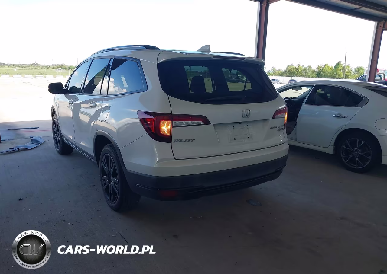 2021 Honda Pilot Awd Black Edition VIN:5FNYF6H75MB042189 - 3