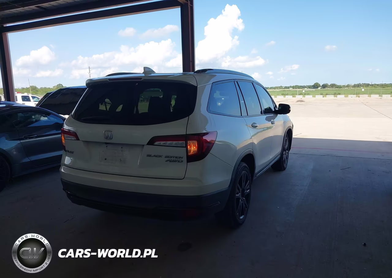 2021 Honda Pilot Awd Black Edition VIN:5FNYF6H75MB042189 - 4