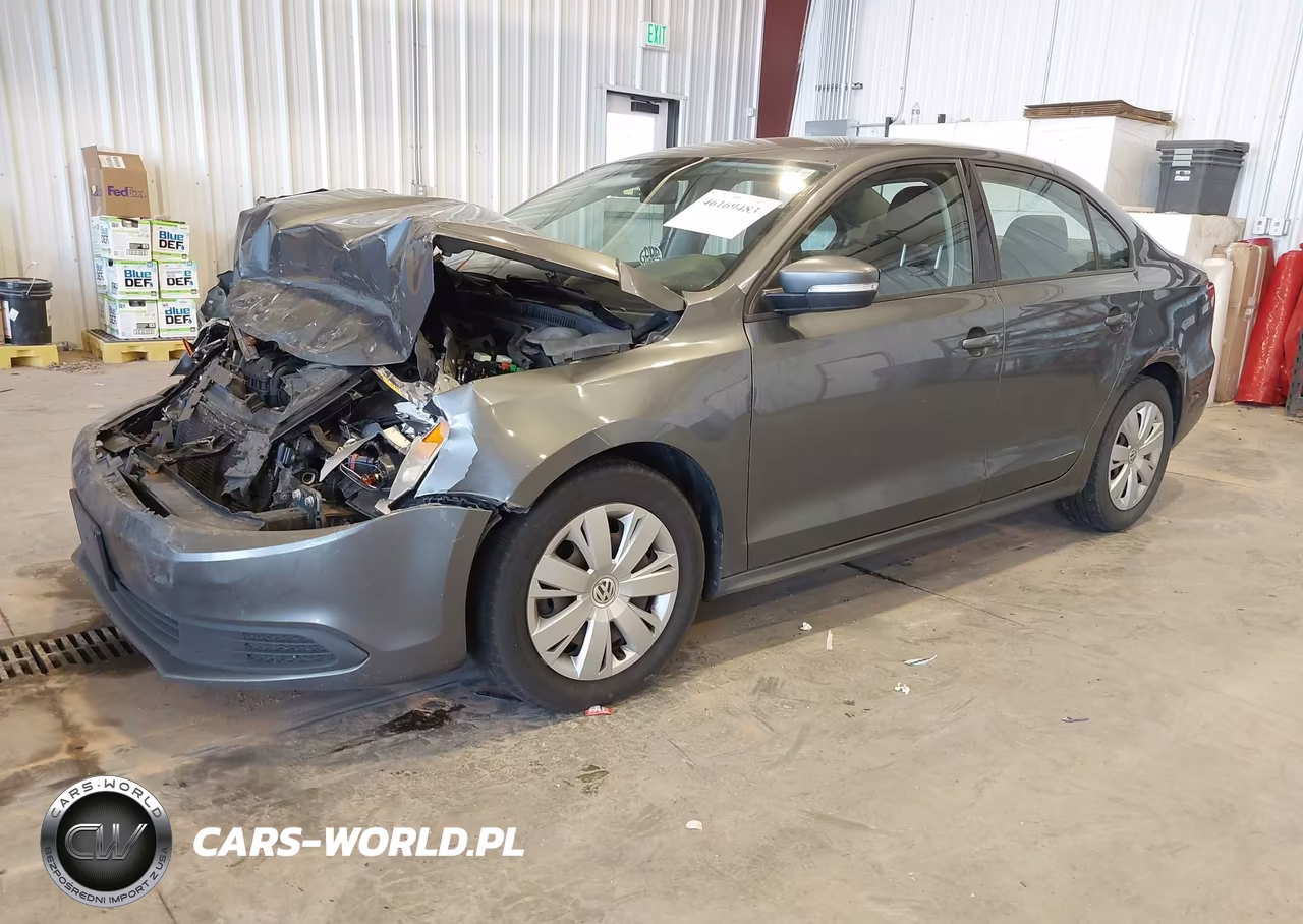 2012 Volkswagen Jetta 2.5L Se VIN:3VWDP7AJ2CM130762 - 2