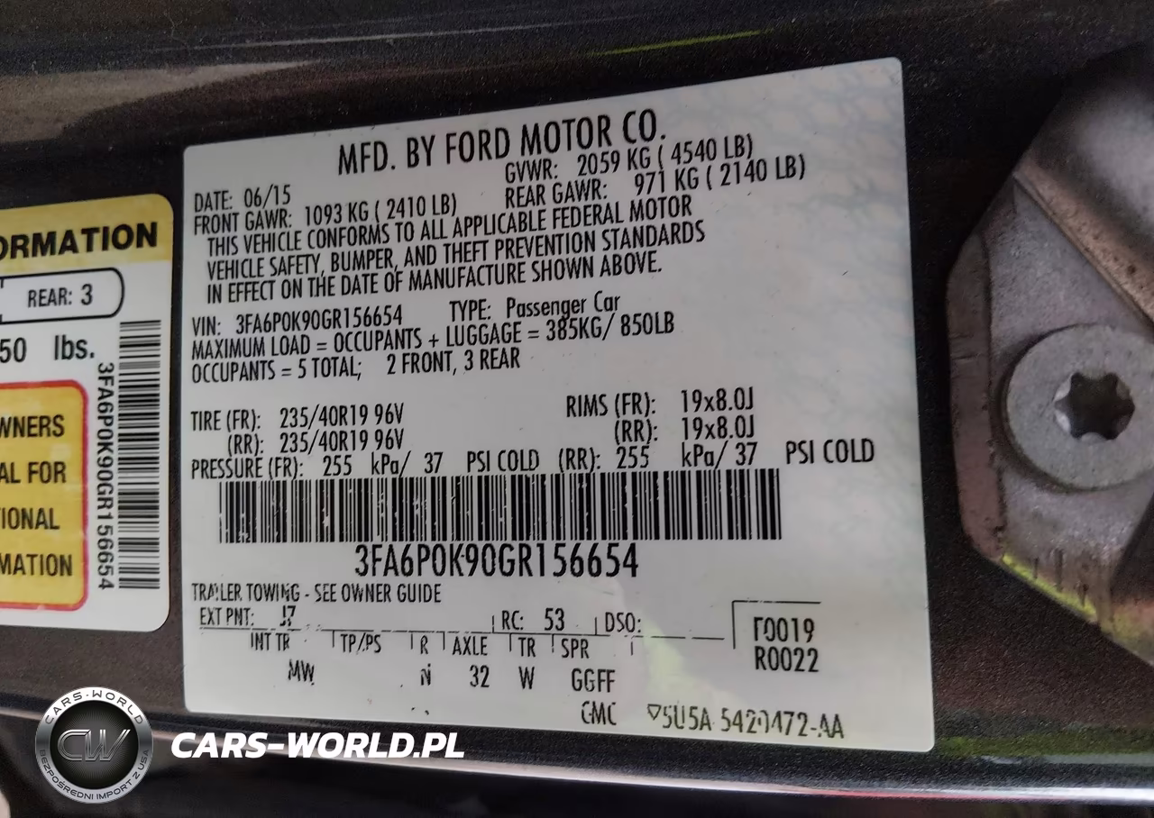 2016 Ford Fusion Titanium VIN:3FA6P0K90GR156654 - 9