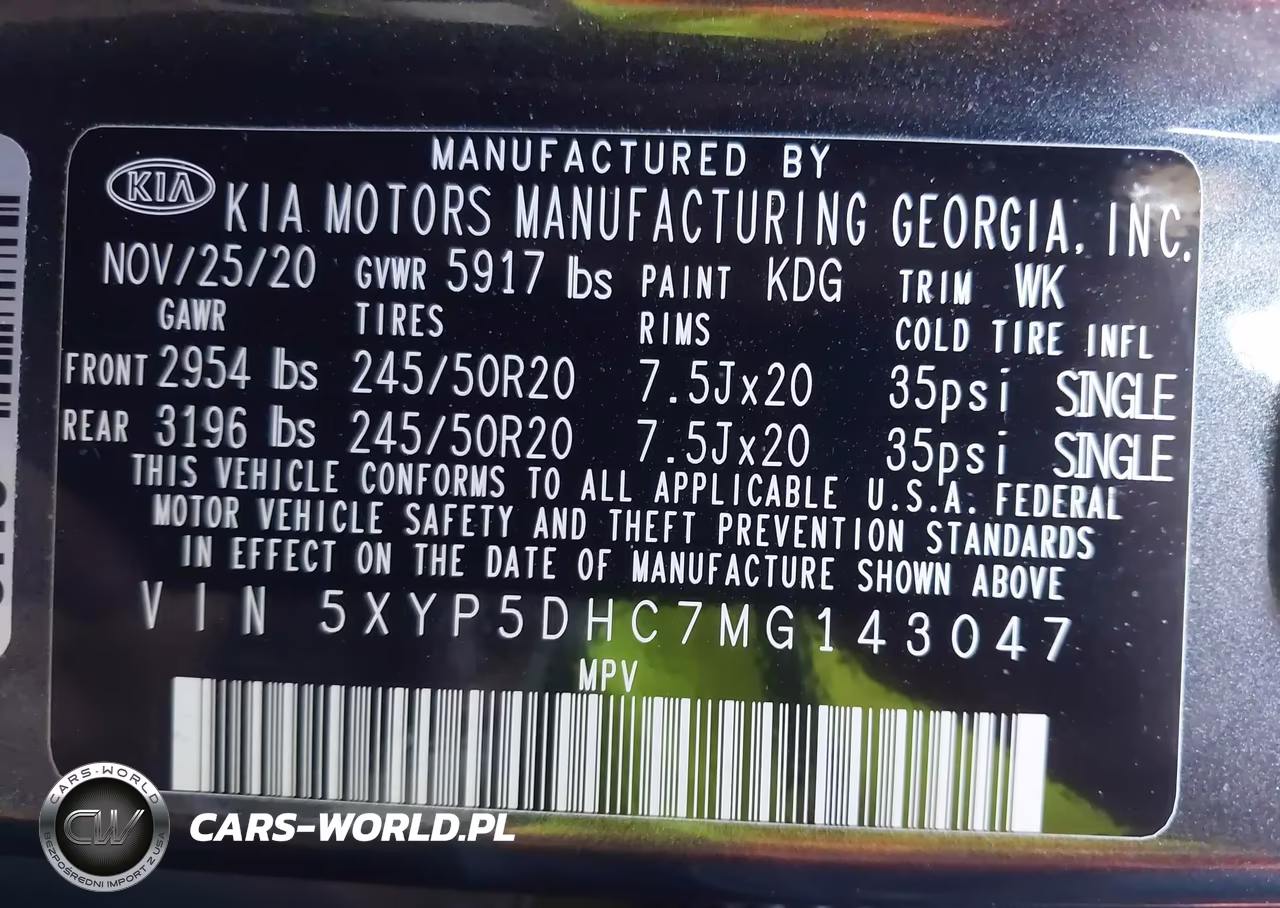 2021 Kia Telluride Sx VIN:5XYP5DHC7MG143047 - 9