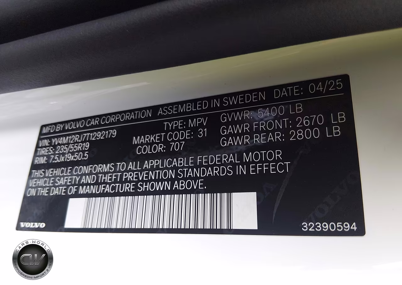 2026 Volvo Xc60 B5 Core VIN:YV4M12RJ7T1292179 - 9
