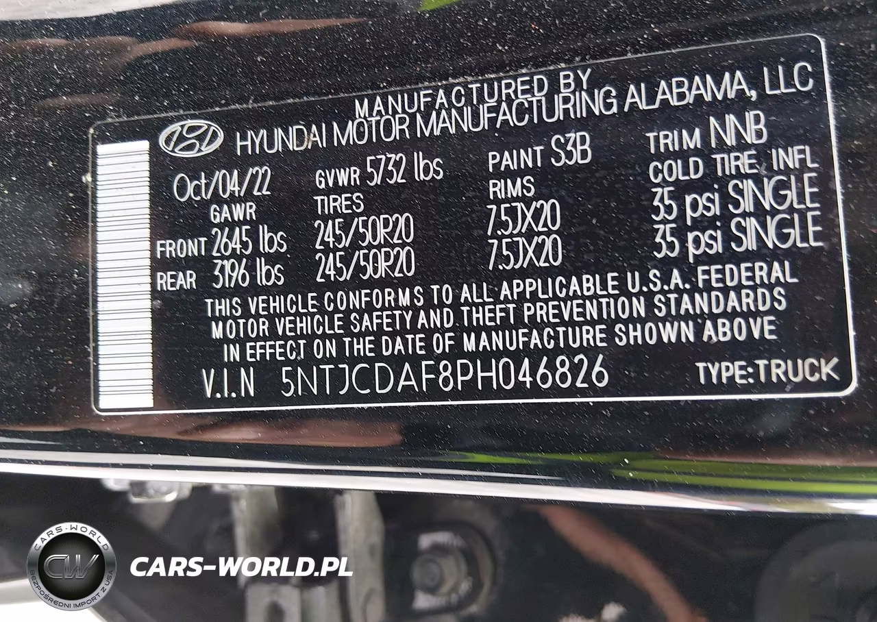 2023 Hyundai Santa Cruz Night VIN:5NTJCDAF8PH046826 - 9