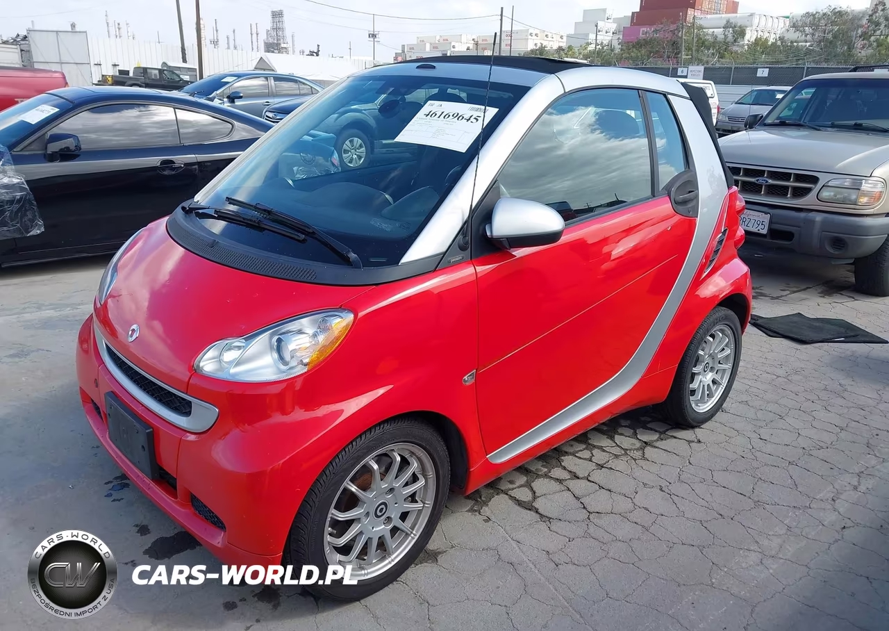 2012 Smart Fortwo Passion VIN:WMEEK3BA9CK558916 - 2