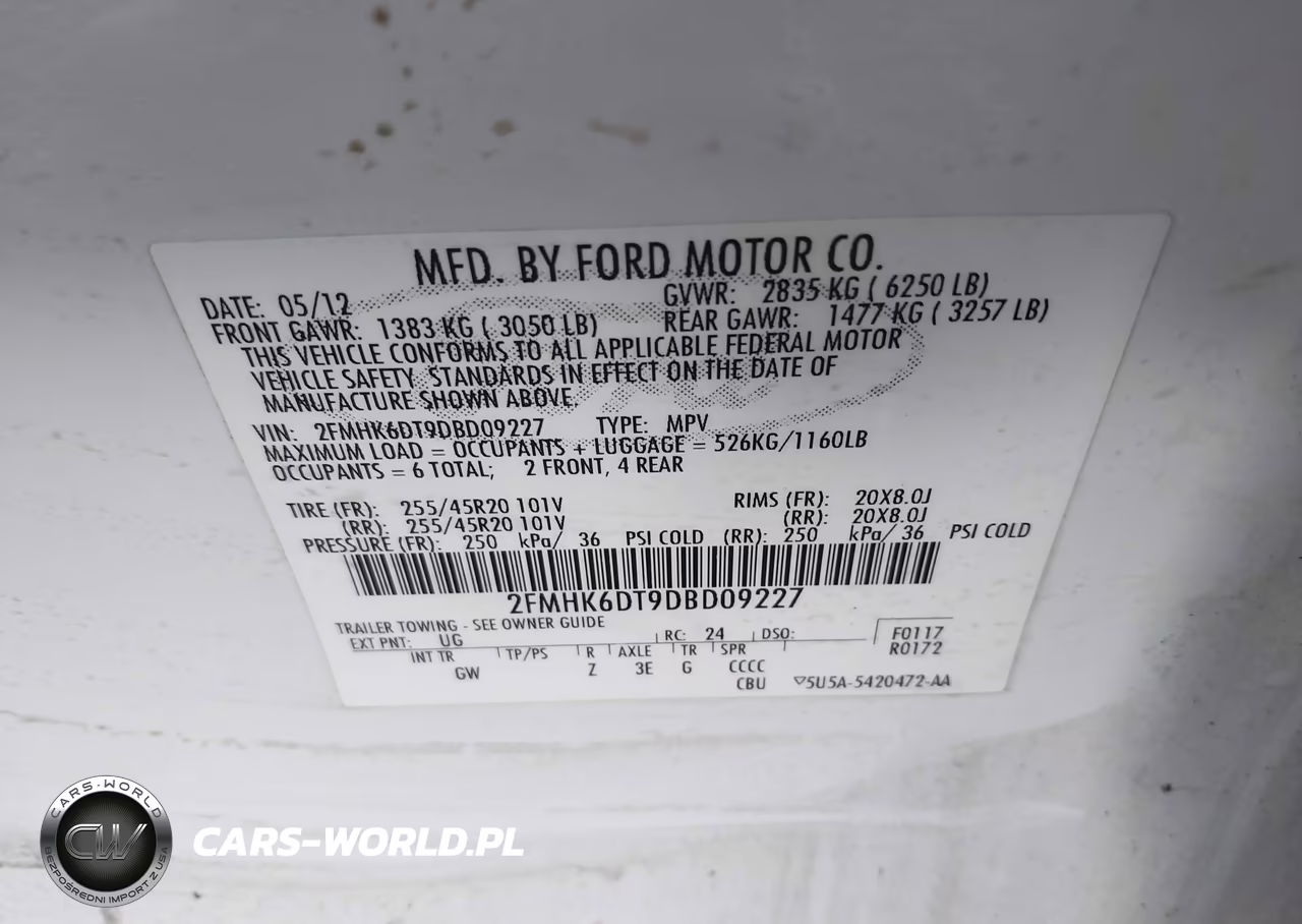 2013 Ford Flex Limited VIN:2FMHK6DT9DBD09227 - 9