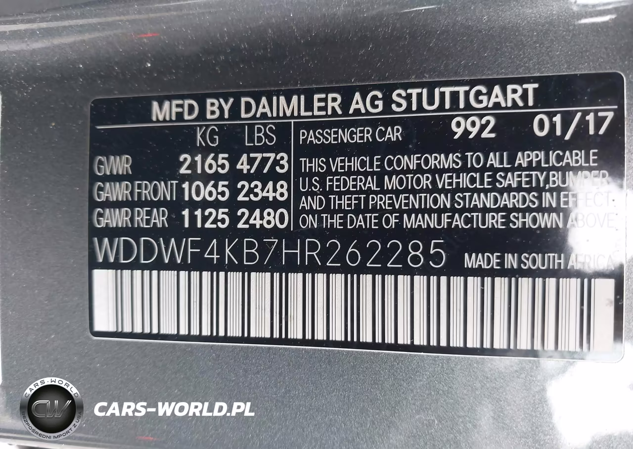 2017 Mercedes-Benz C 300 4Matic VIN:WDDWF4KB7HR262285 - 9