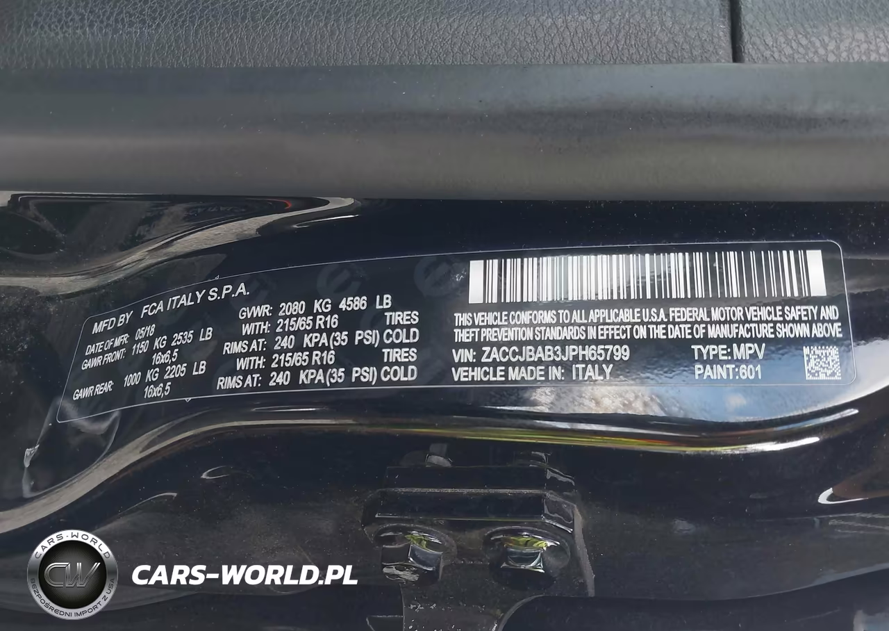 2018 Jeep Renegade Sport 4X4 VIN:ZACCJBAB3JPH65799 - 9